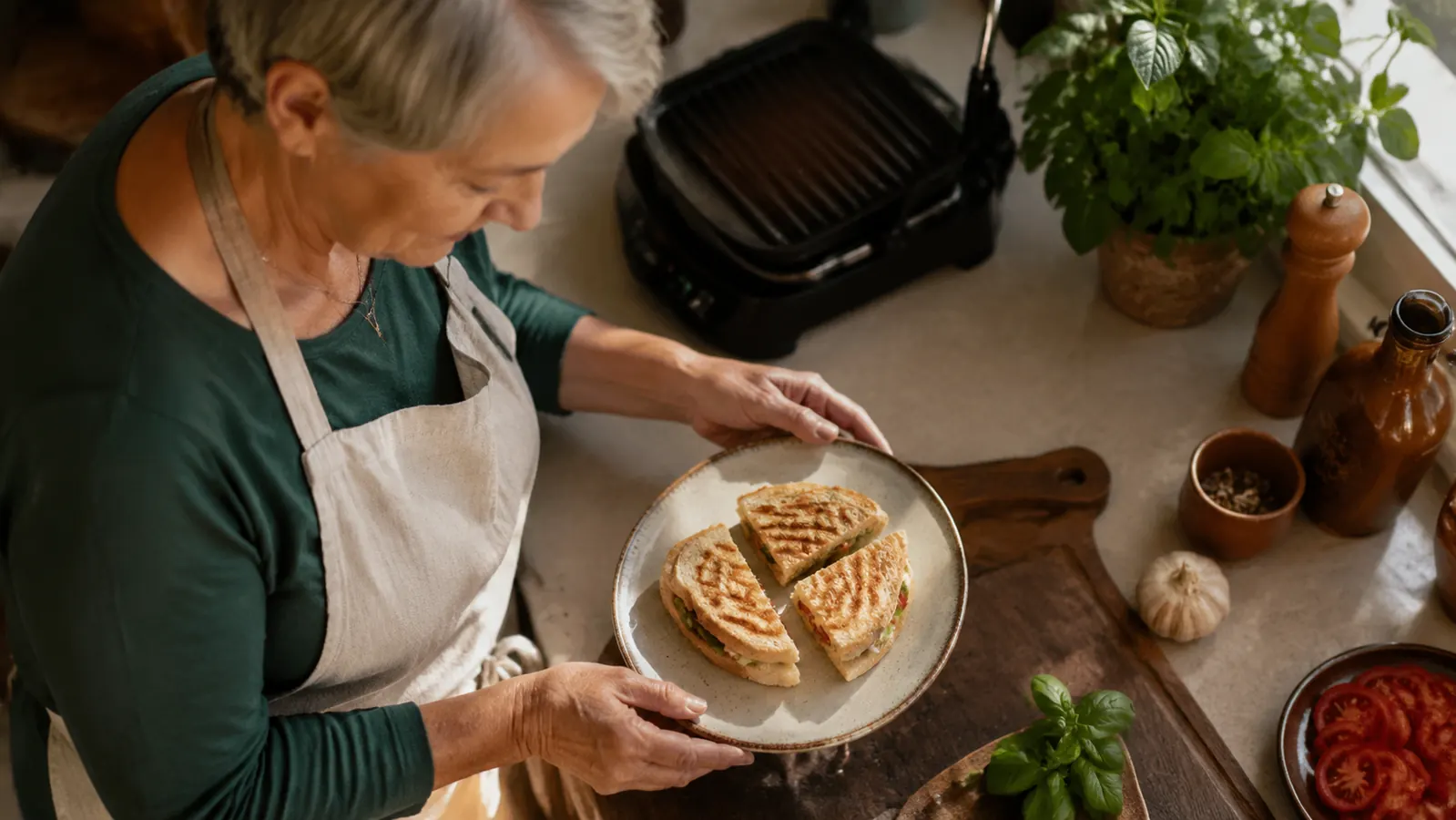 How to Grill the Perfect Panini with a Mini Countertop Grill