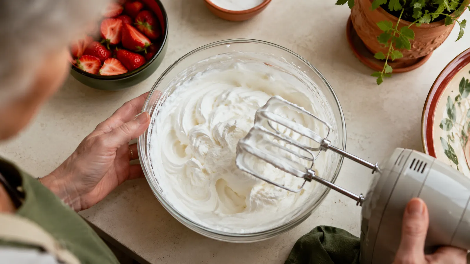 How to Whip Cream Perfectly with a Hand Mixer
